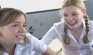 Breathtaking schoolgirl gets wet pussy licked and fucked