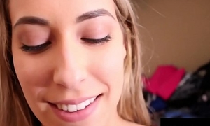 Cute Kimber Lee Blows A Horseshit &_ Gets A Complexion Sprightly Of Cum!
